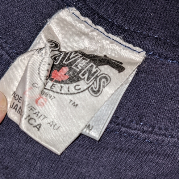 📚🎒🚸✏️ MLB Cleveland Indians Vintage T-shirt Navy Size Large 1996 Shirt Sleeve - Picture 4 of 6